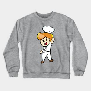 chef cartoon character  drawing Crewneck Sweatshirt